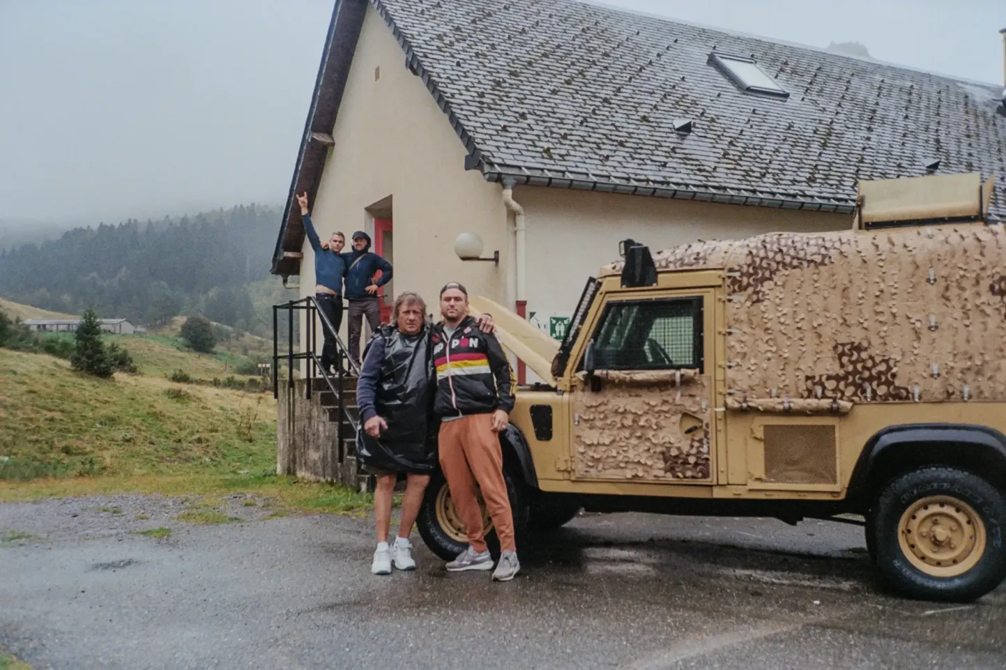 vintage land rover defender 110 ex-military snatch