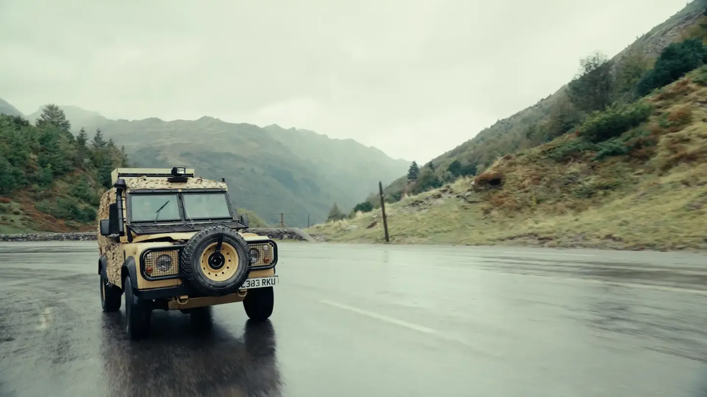 vintage land rover defender 110 ex-military snatch