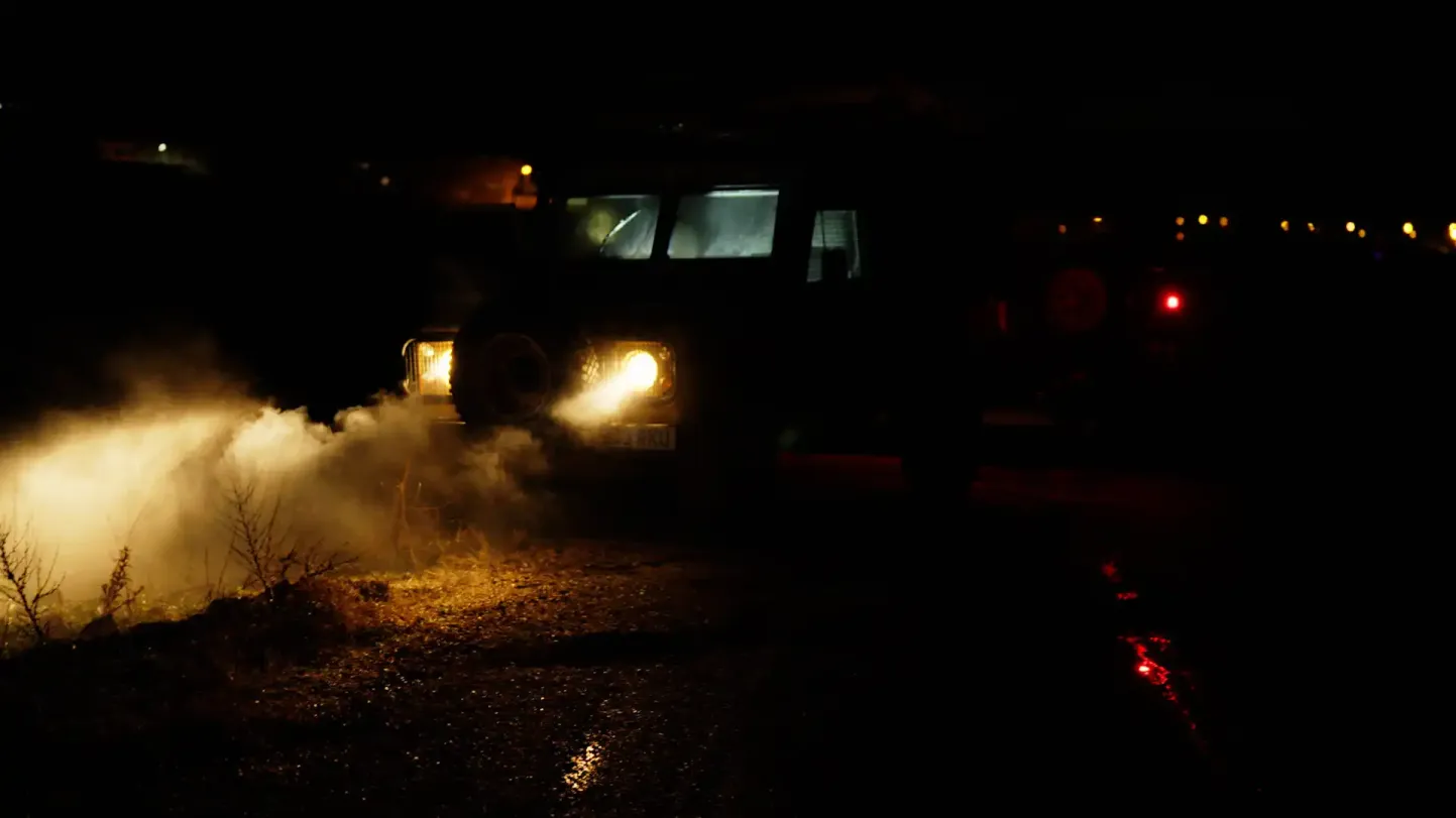 vintage land rover defender 110 ex-military snatch