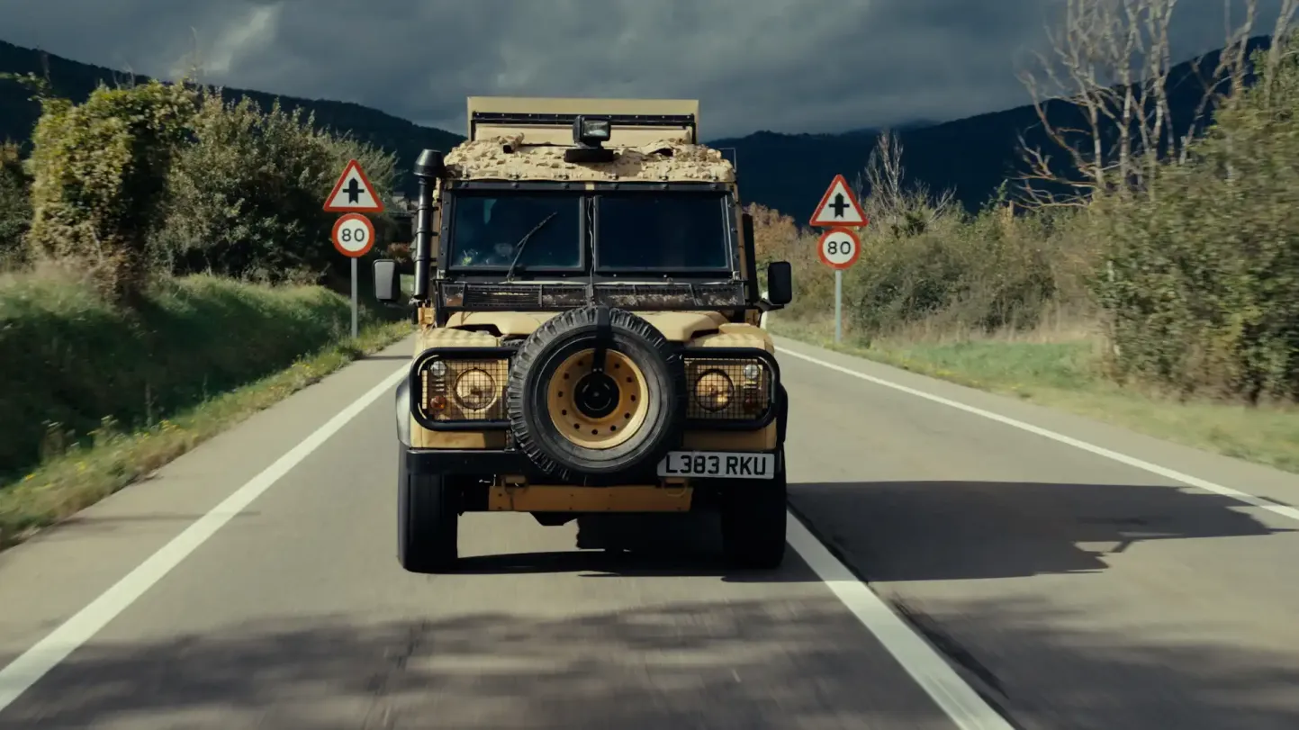 vintage land rover defender 110 ex-military snatch