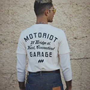Bone Short Sleeve Garage Tee